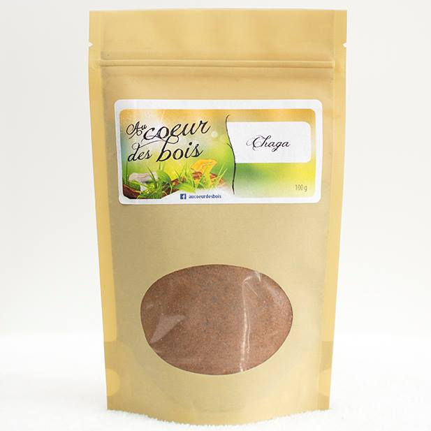 Chaga en poudre - Au Coeur des Bois - 100 g