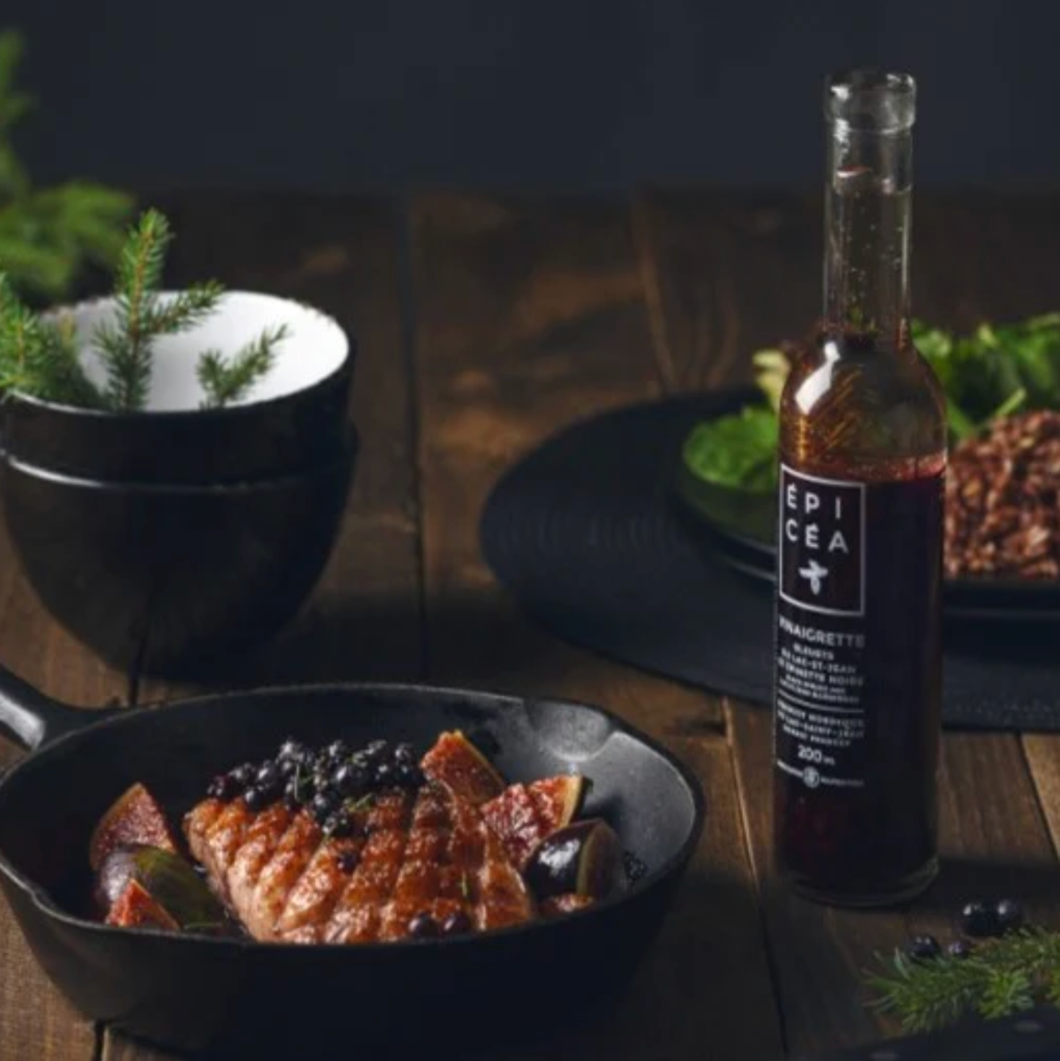 Vinaigrettes bleuets & épinette noire - Épicéa - 250 ml