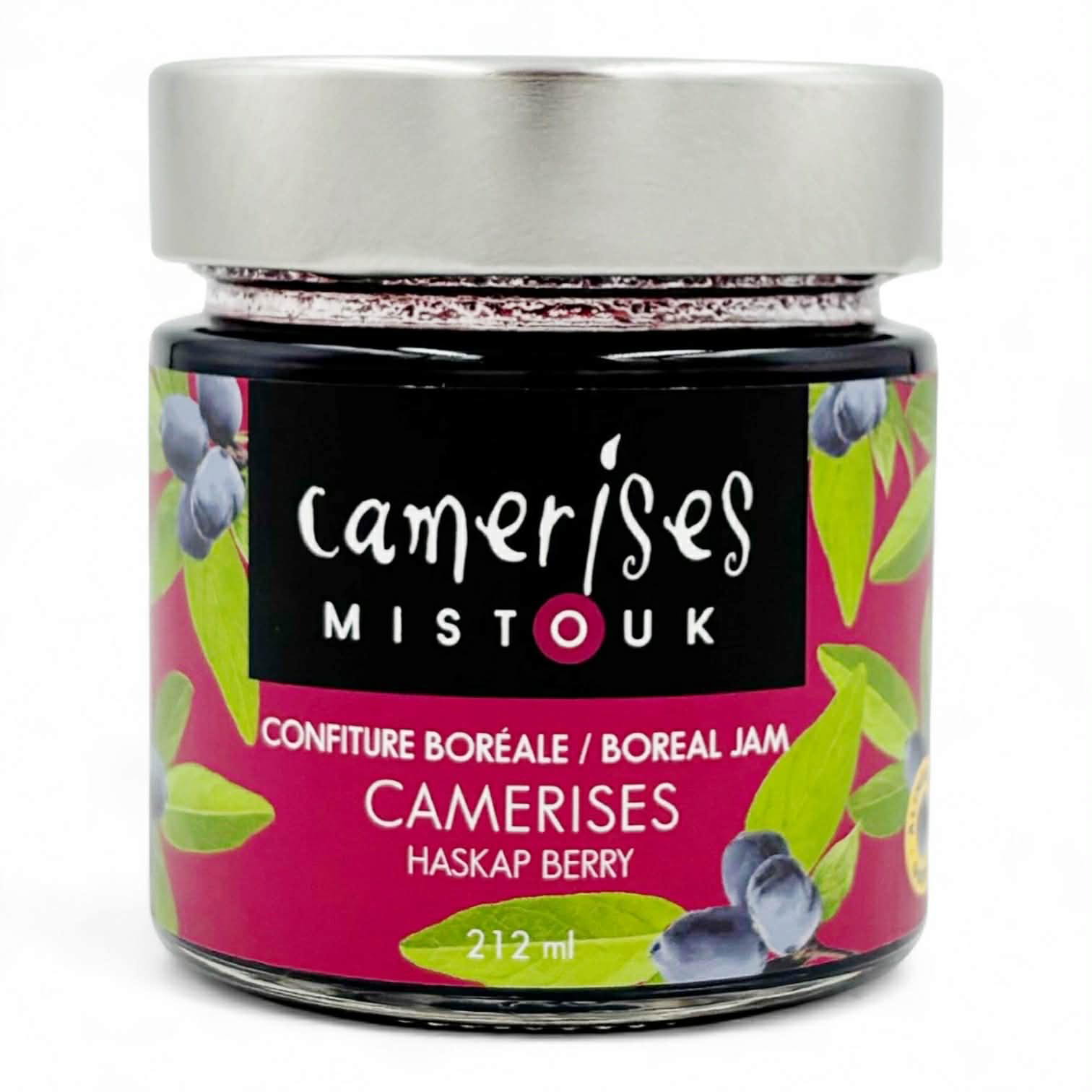 Confiture boréale camerises - Camerises Mistouk - 212 ml