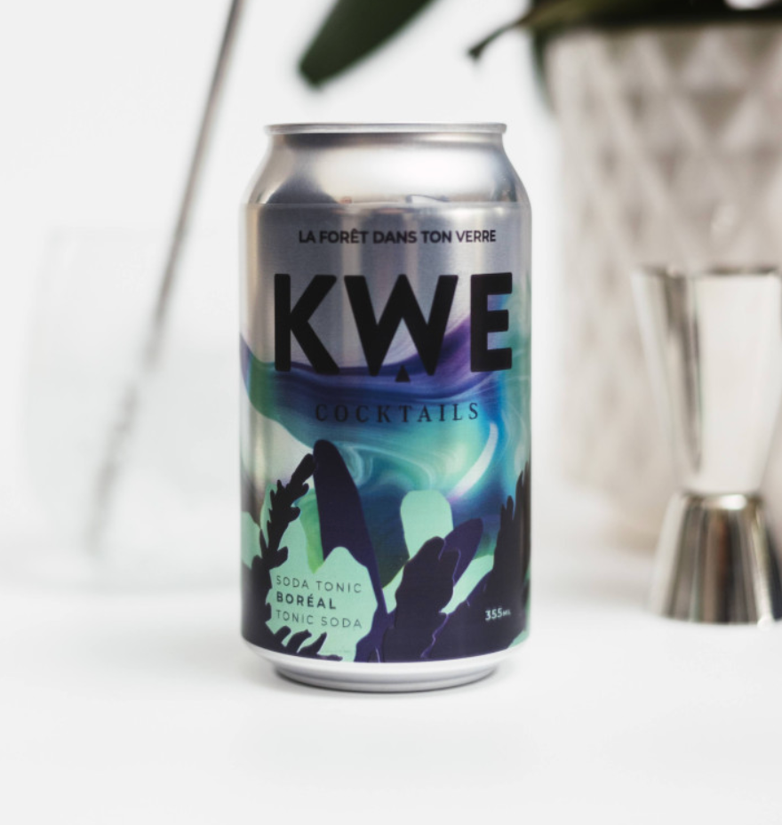 Soda tonic boréal - KWE Cocktails - 355 ml