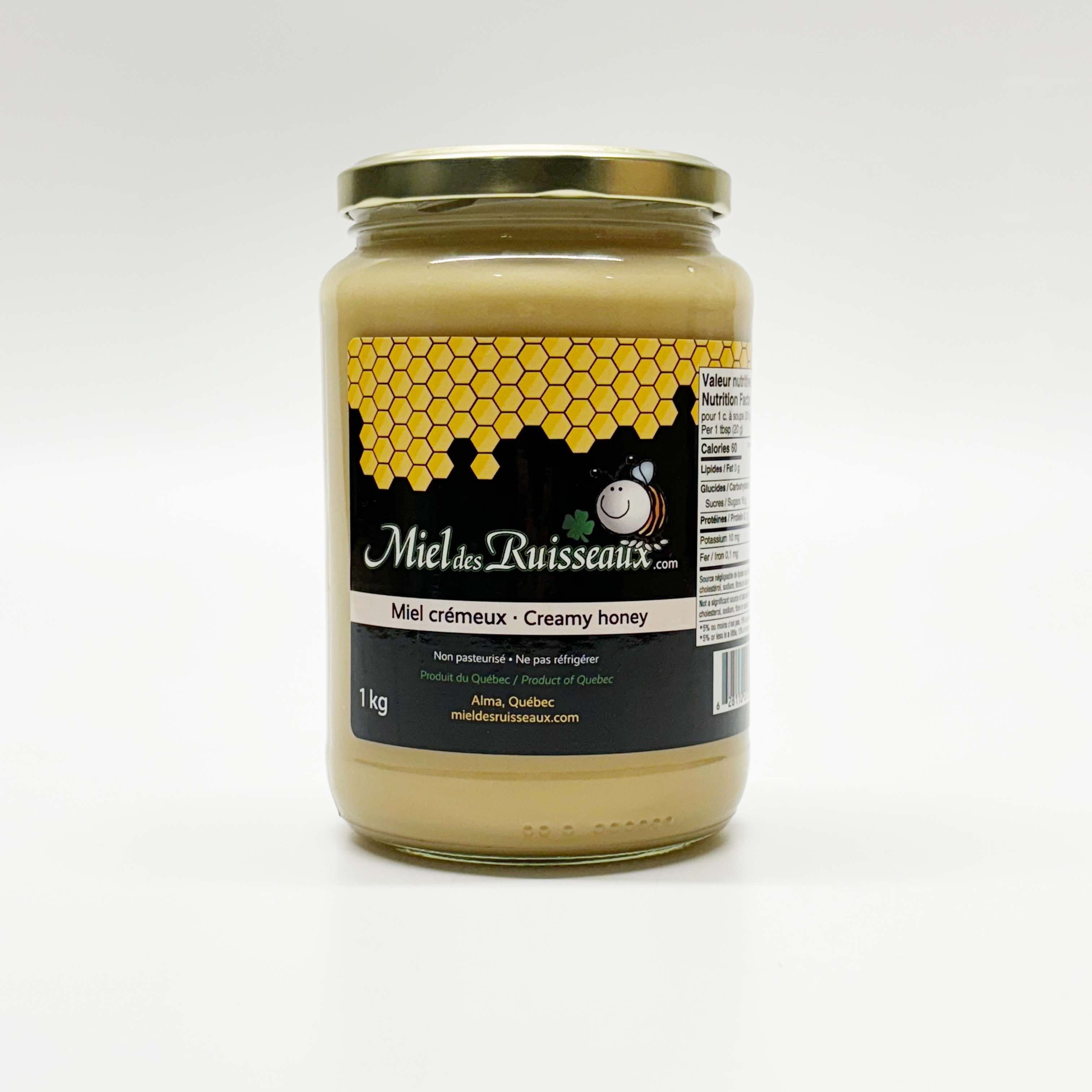 Miel crémeux - Miels des ruisseaux- 1 kg
