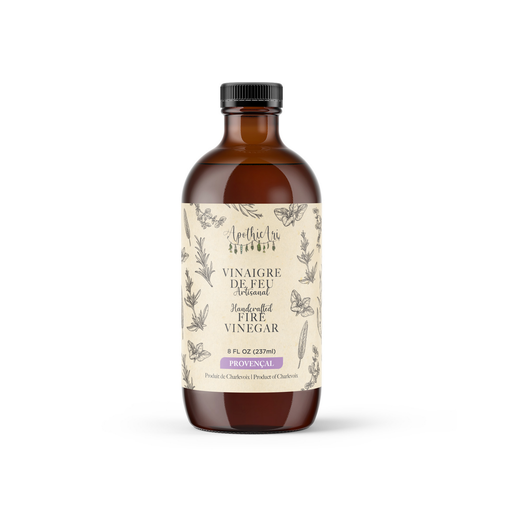 Vinaigre de feu Provençal - ApoticAri - 237 ml