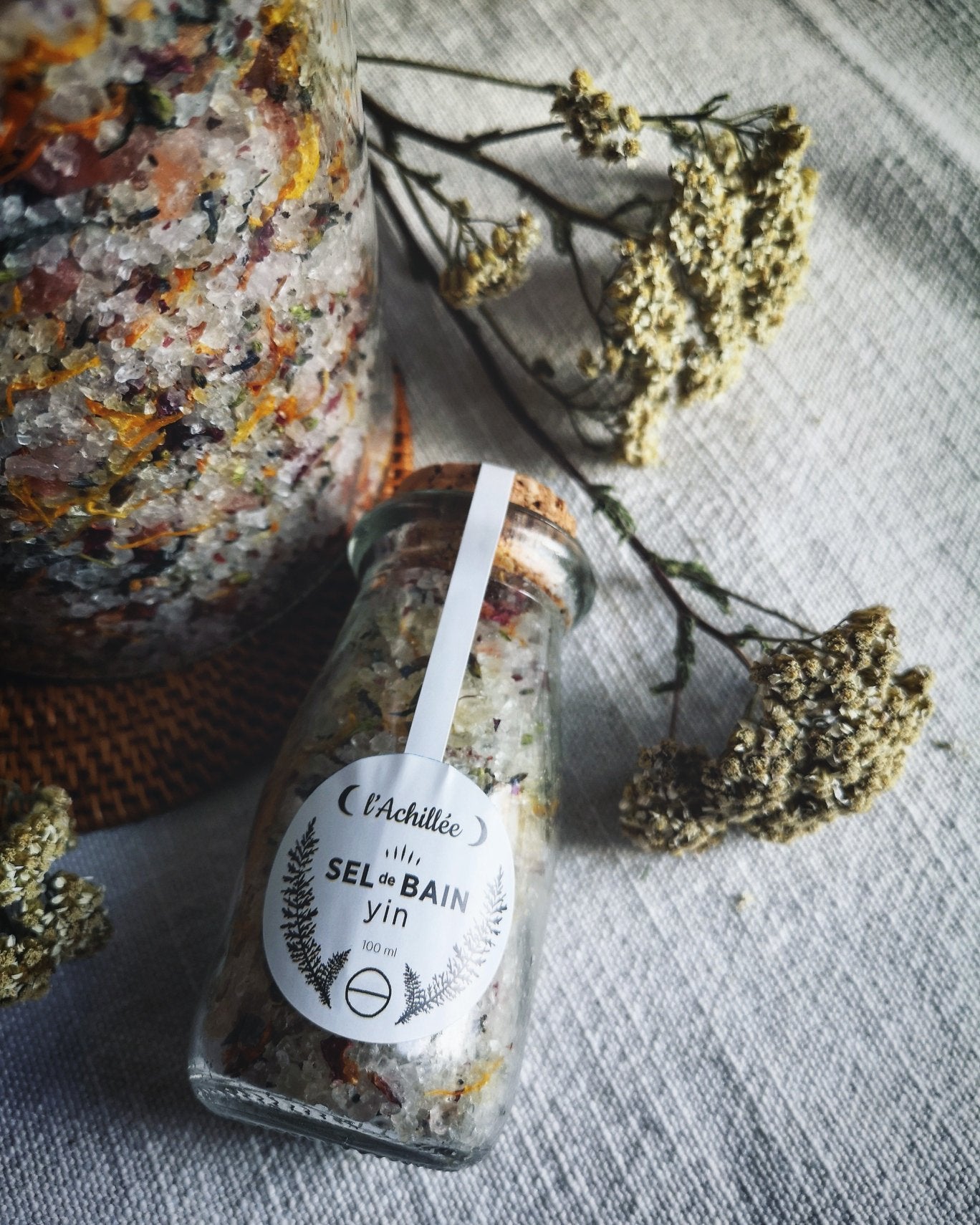 Sel de bain Yin - 100ml - L'Achillée