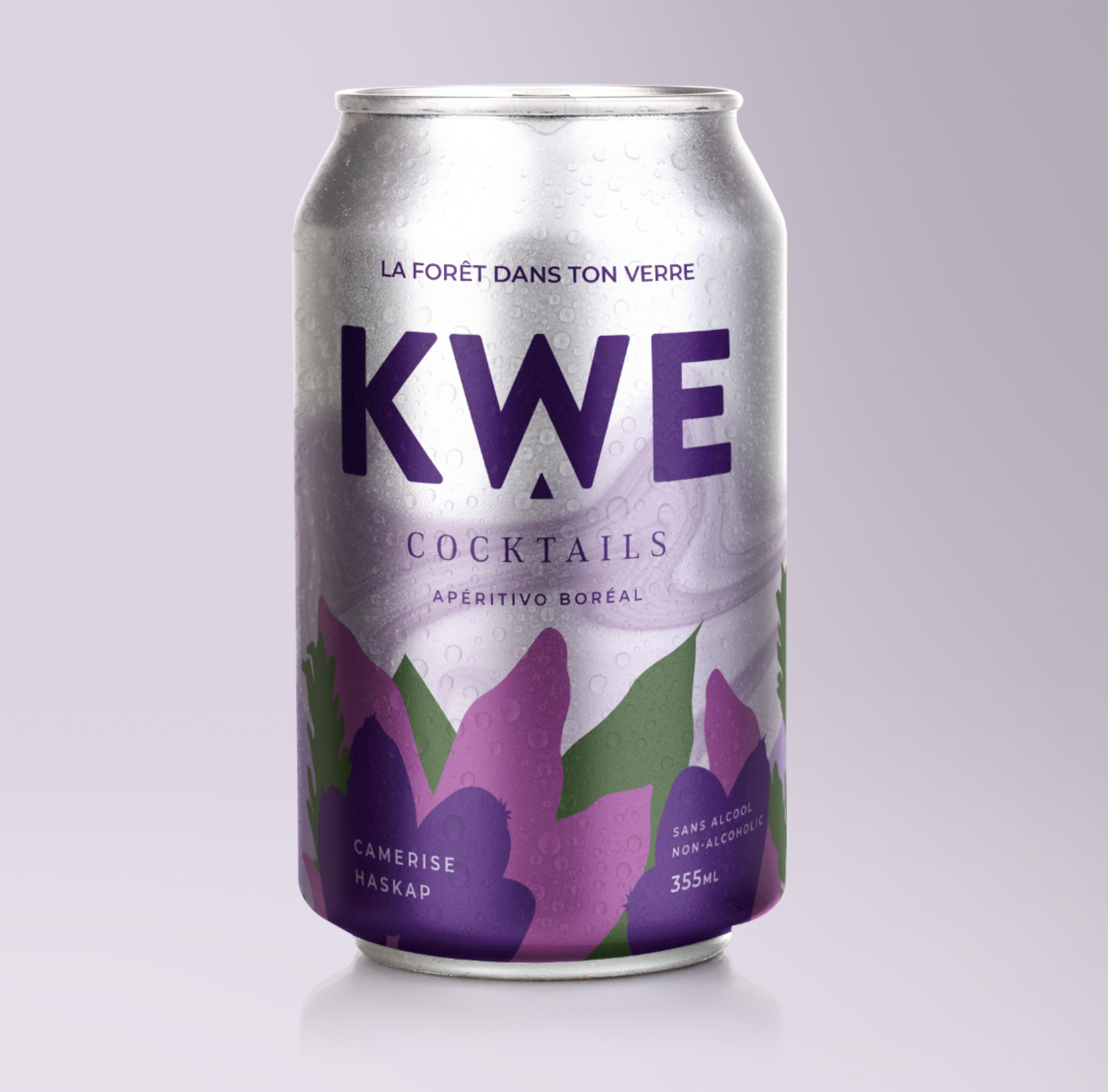 Apéritivo boréal aux camerises - KWE Cocktails - 355 ml