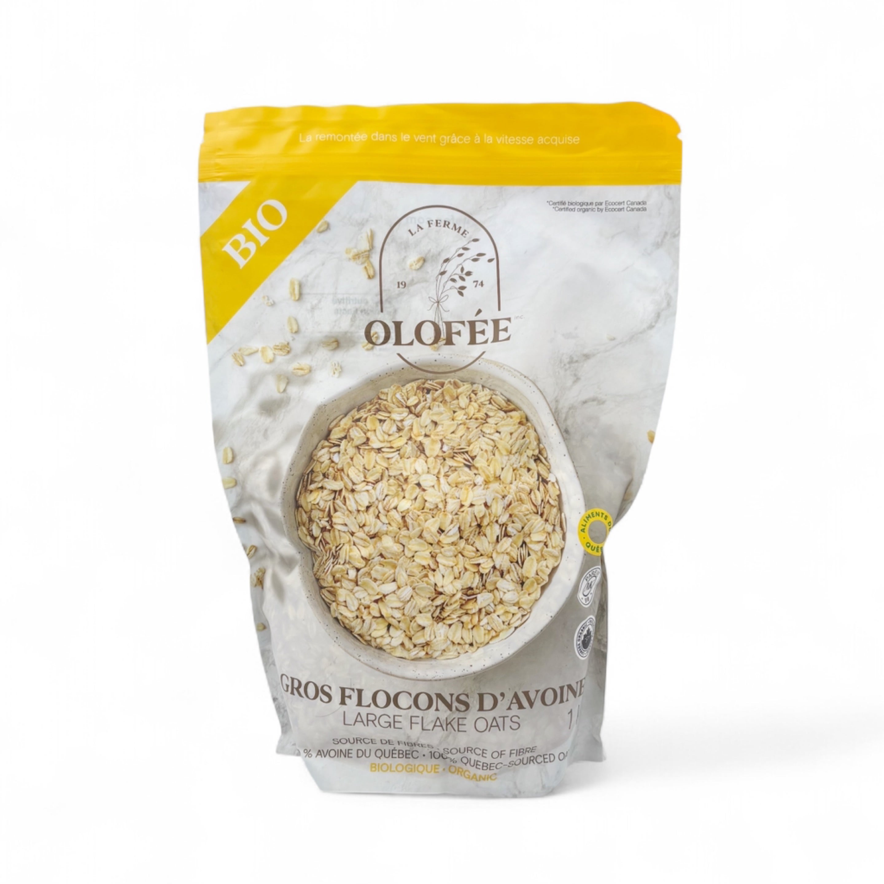 Flocons d'avoine gros - Olofée - 1 kg