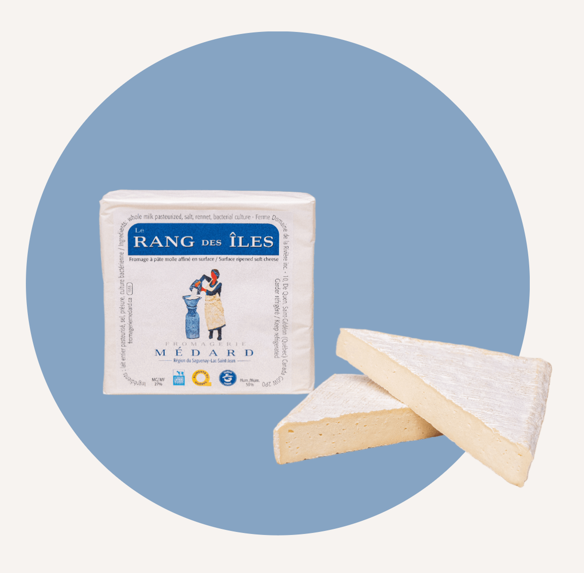 Fromage Le Rang des îles - Fromagerie Médard - 1 un