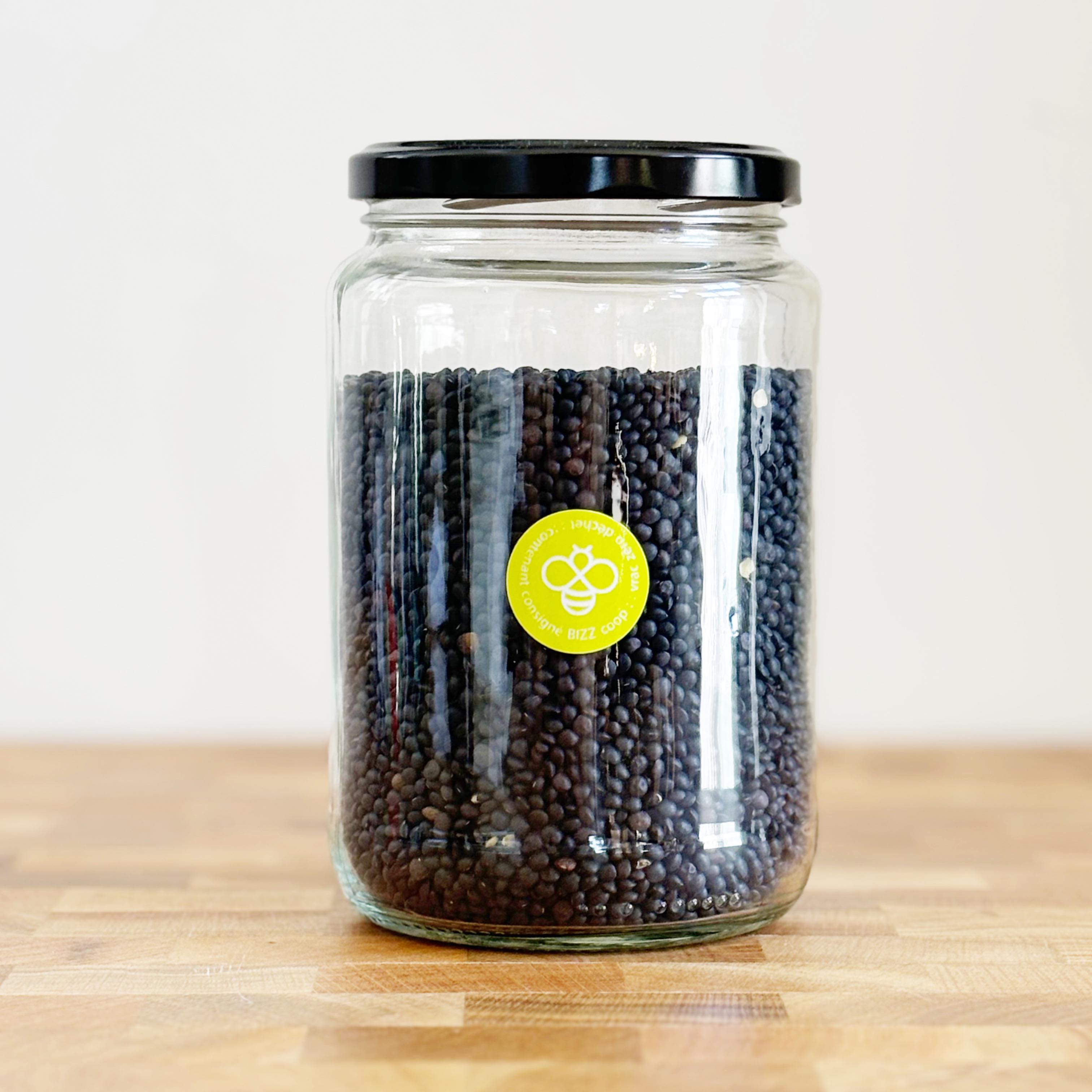 Lentilles beluga - Tournevent - VRAC consigné 600 g