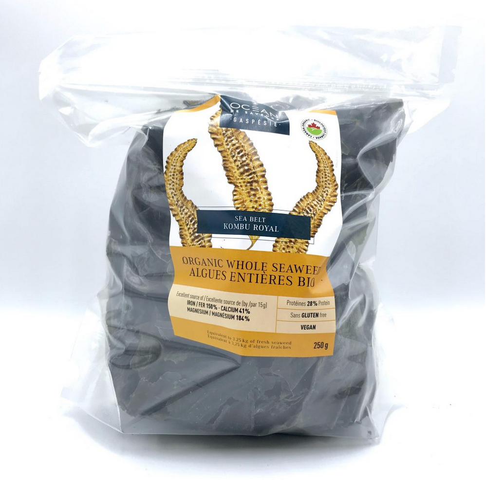 Kombu Royal (Lasagne de mer) entière - Océan de Saveurs - 250 g