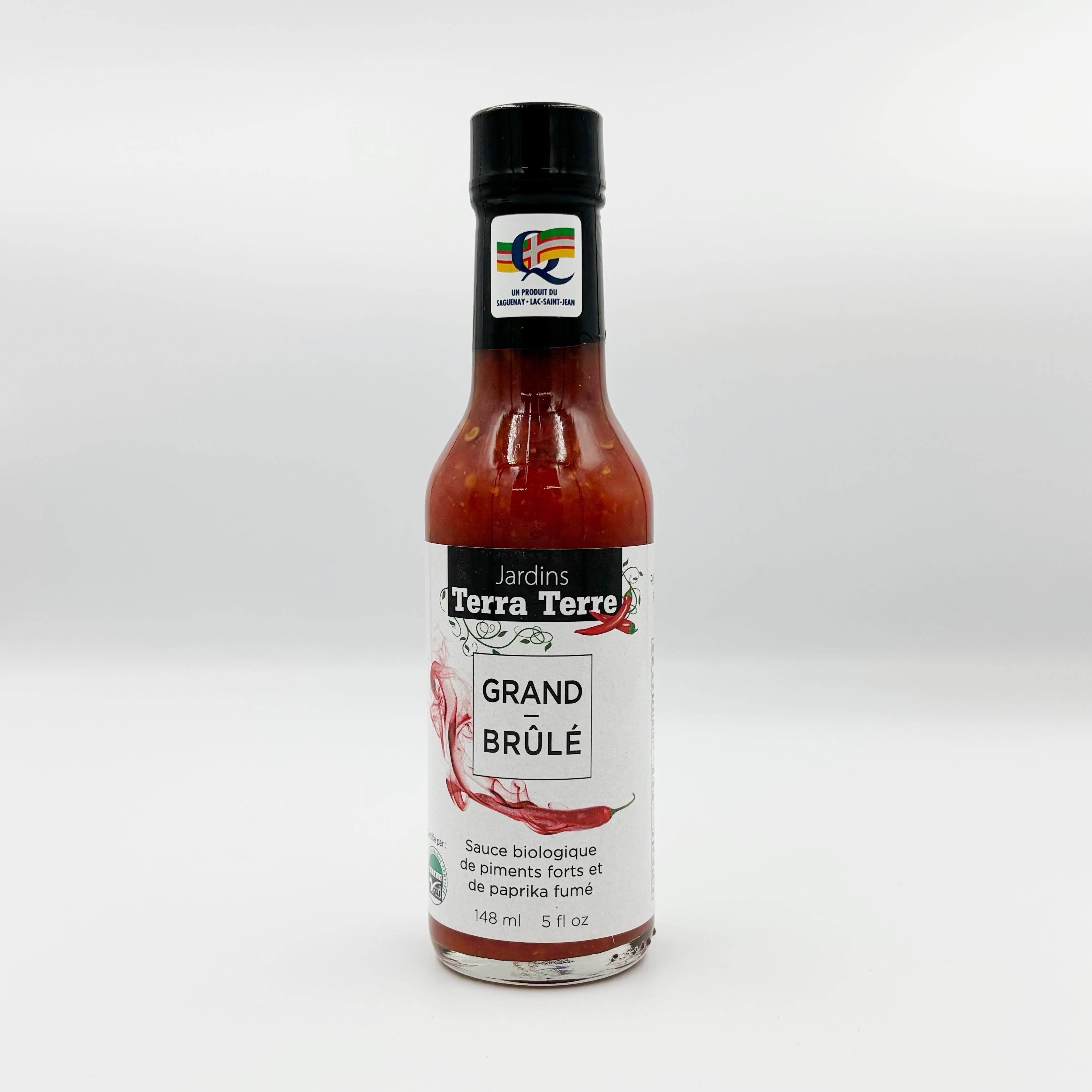 Sauce piquante grand brulé - Jardins Terra Terre - 148 ml