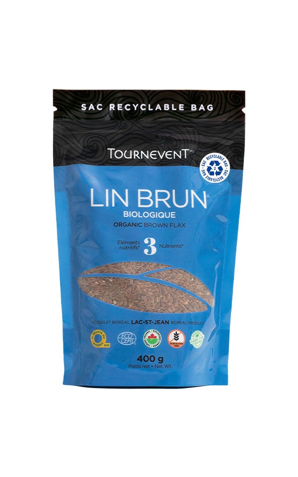Lin brun bio - Tournevent - 400 g