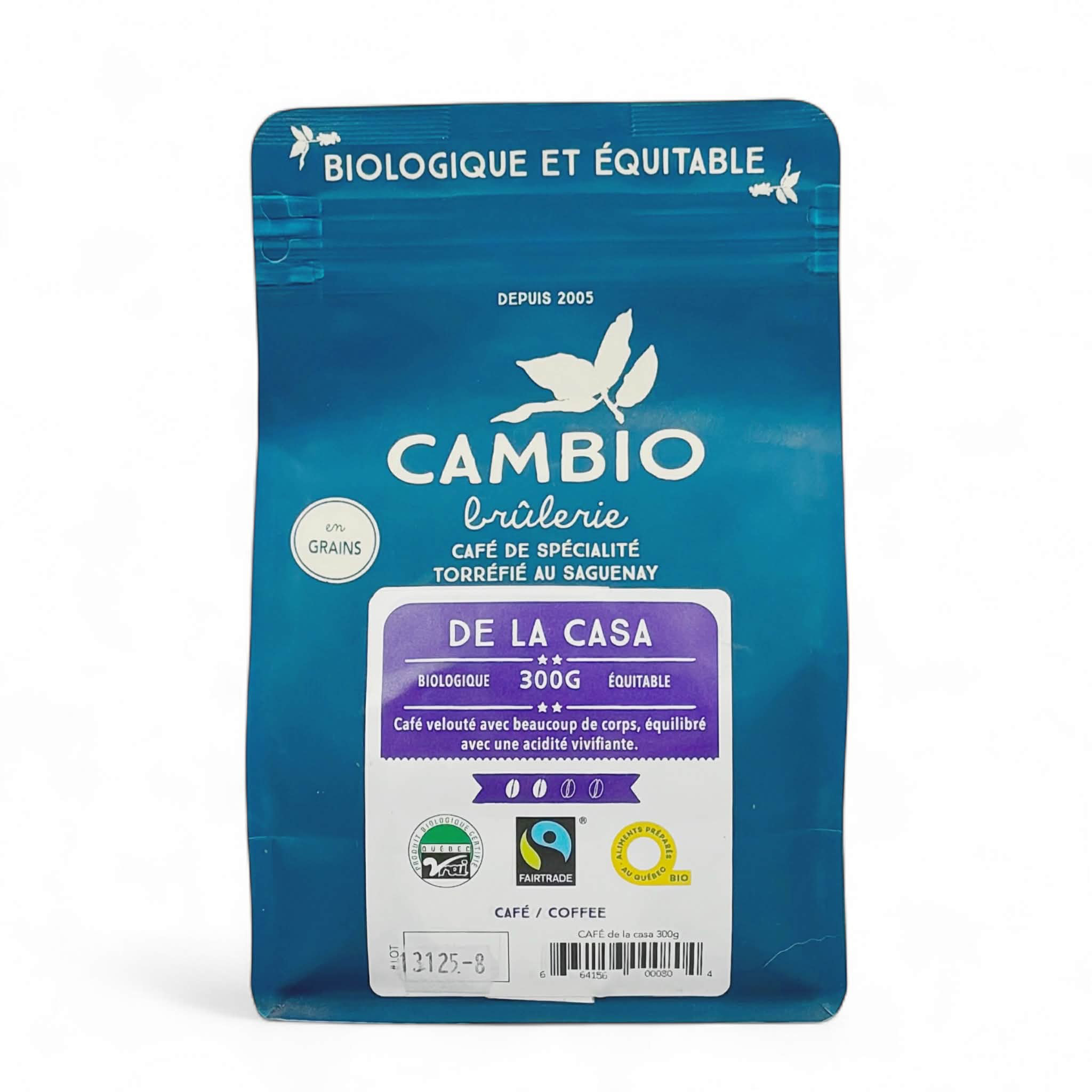 Café De la casa bio équitable - 300g - Cambio