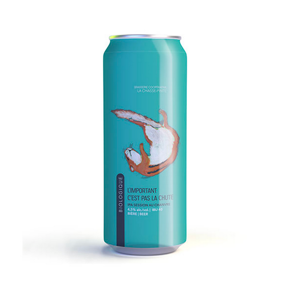 Bière L'important c'est pas la Chute - Chasse Pinte - 473 ml