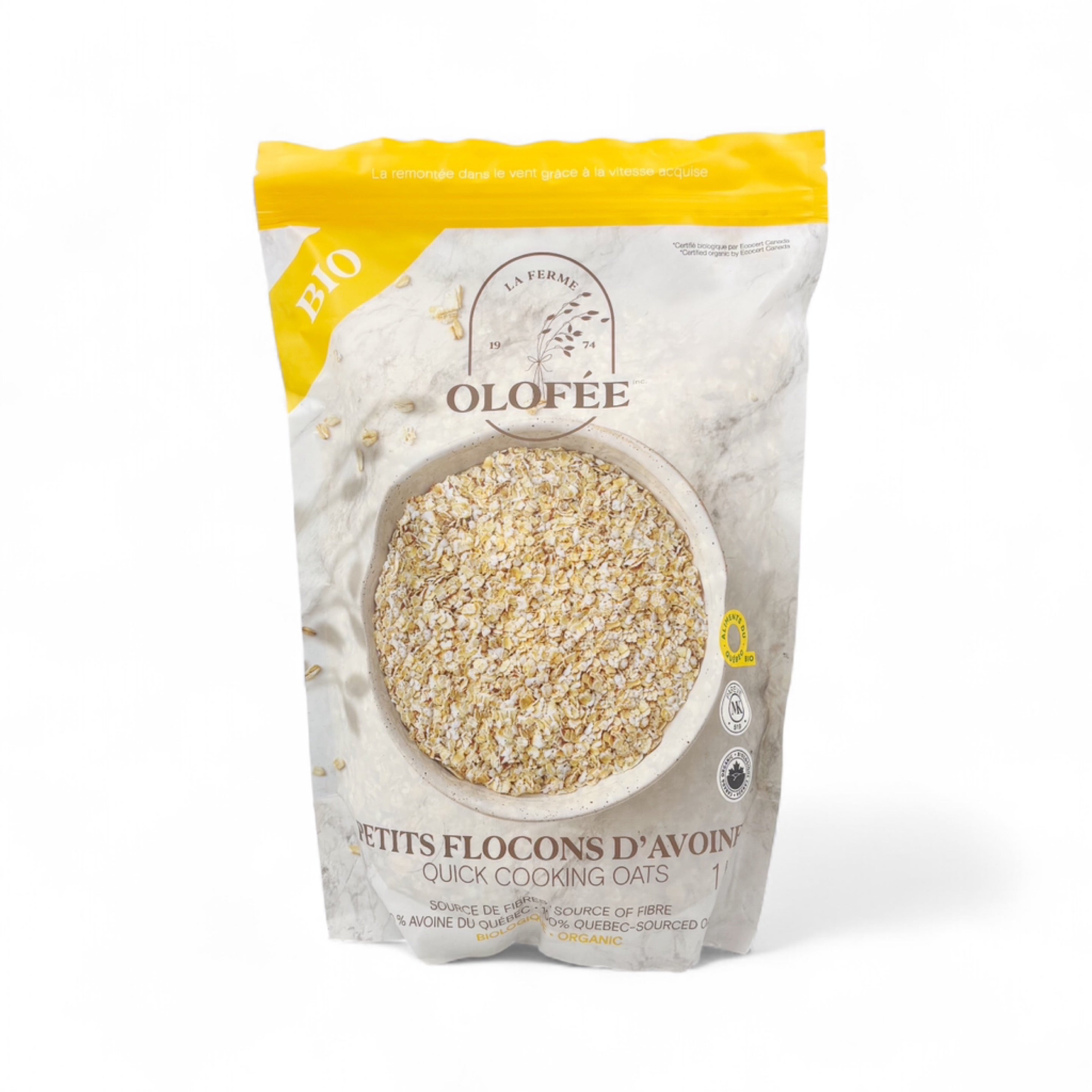 Flocons d'avoine petits - Olofée - 1 kg