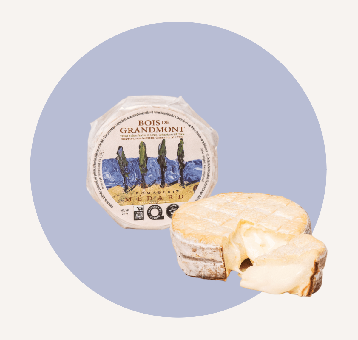Fromage Le Bois de Grandmont - Fromagerie Médard - 1 un