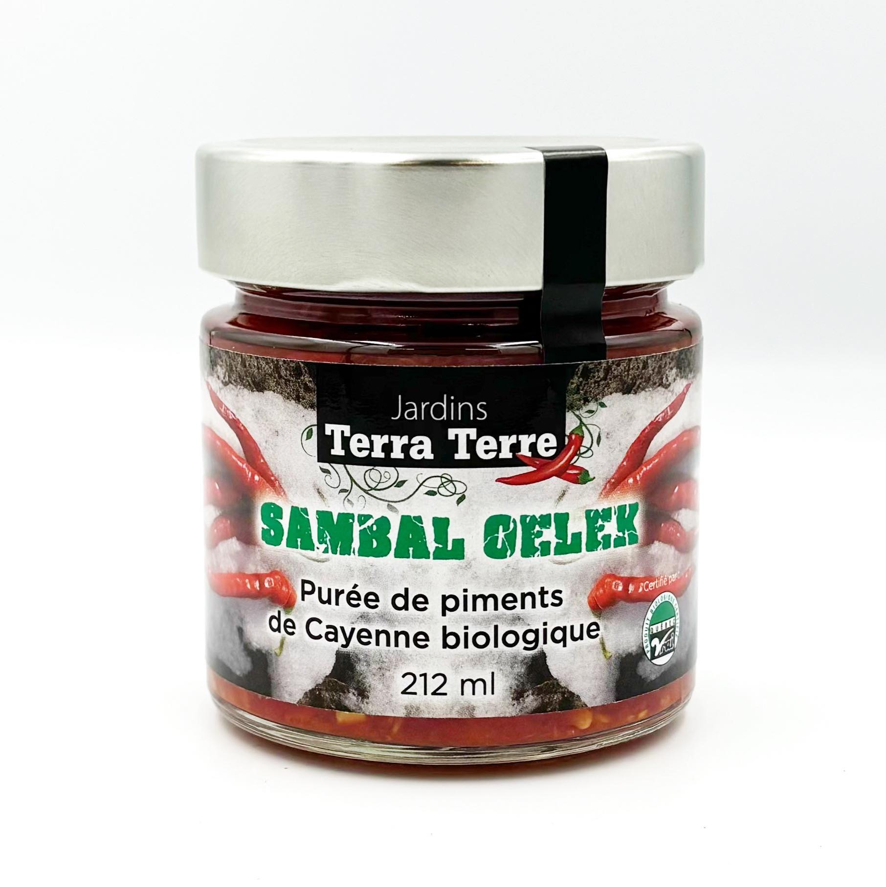 Sambal Oelek bio - Jardins Terra Terre - 212 ml