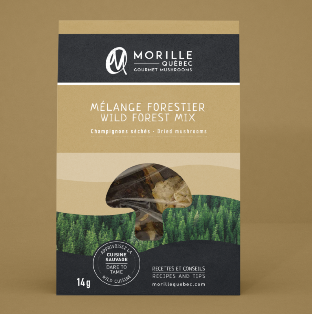 Champignons séchés - Mélange Forestier - Morille Québec - 14g