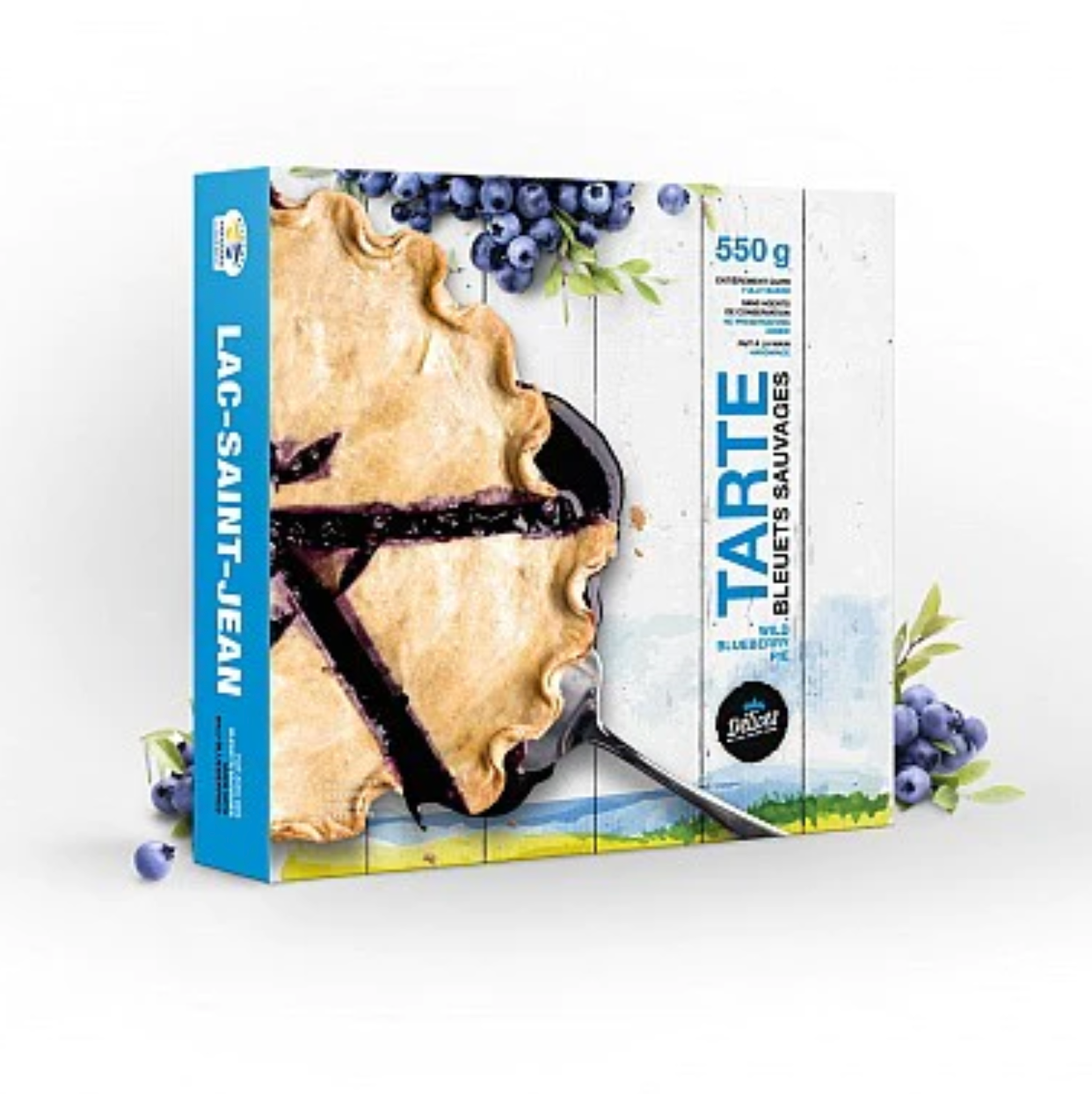 Tarte aux bleuets sauvages - Délices du Lac - 600 g