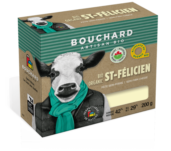 Fromage sans lactose bio (Saint-Fé) - Bouchard artisan