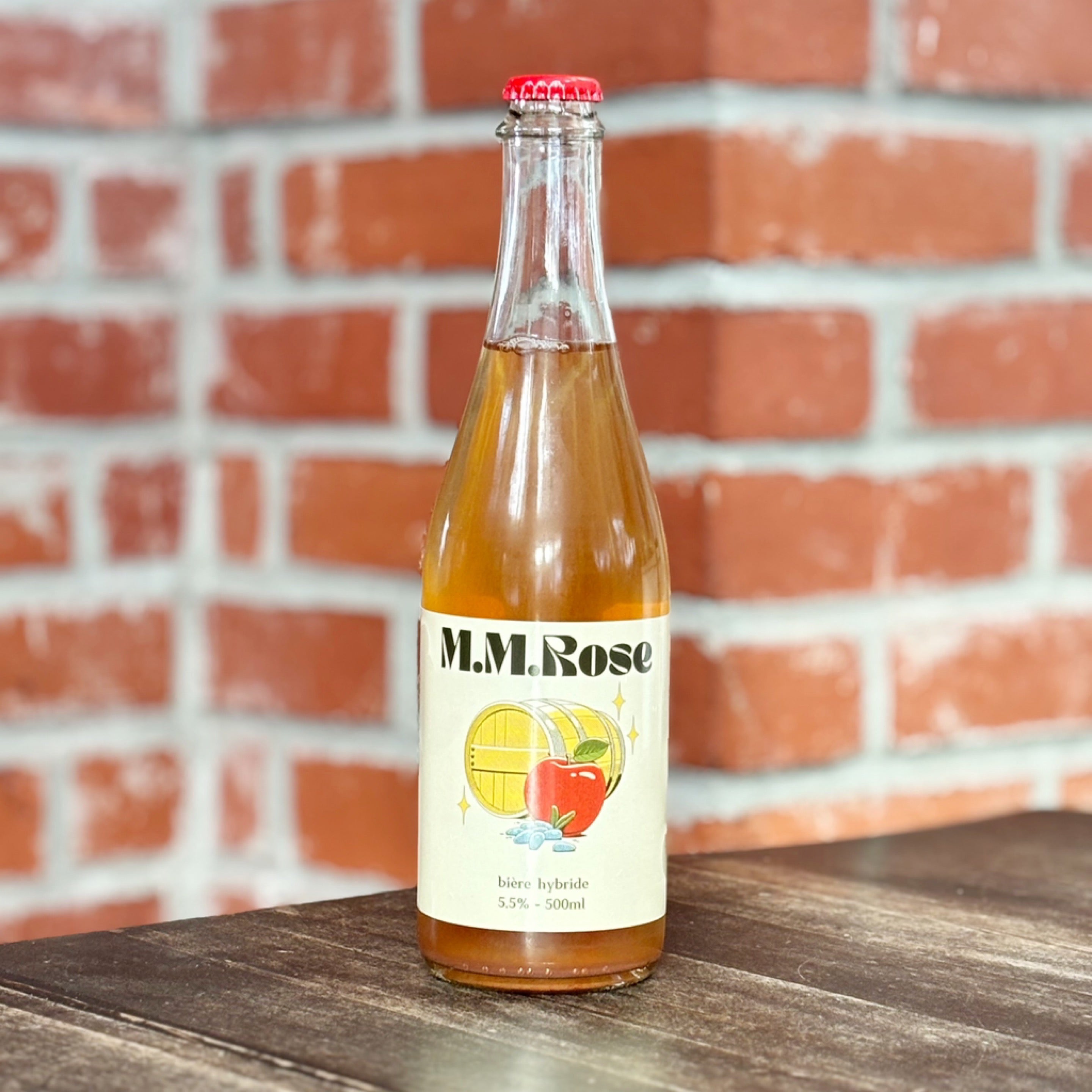 M.M. Rose 5.5% bière ibride - Ibride cidre nature - 500 ml