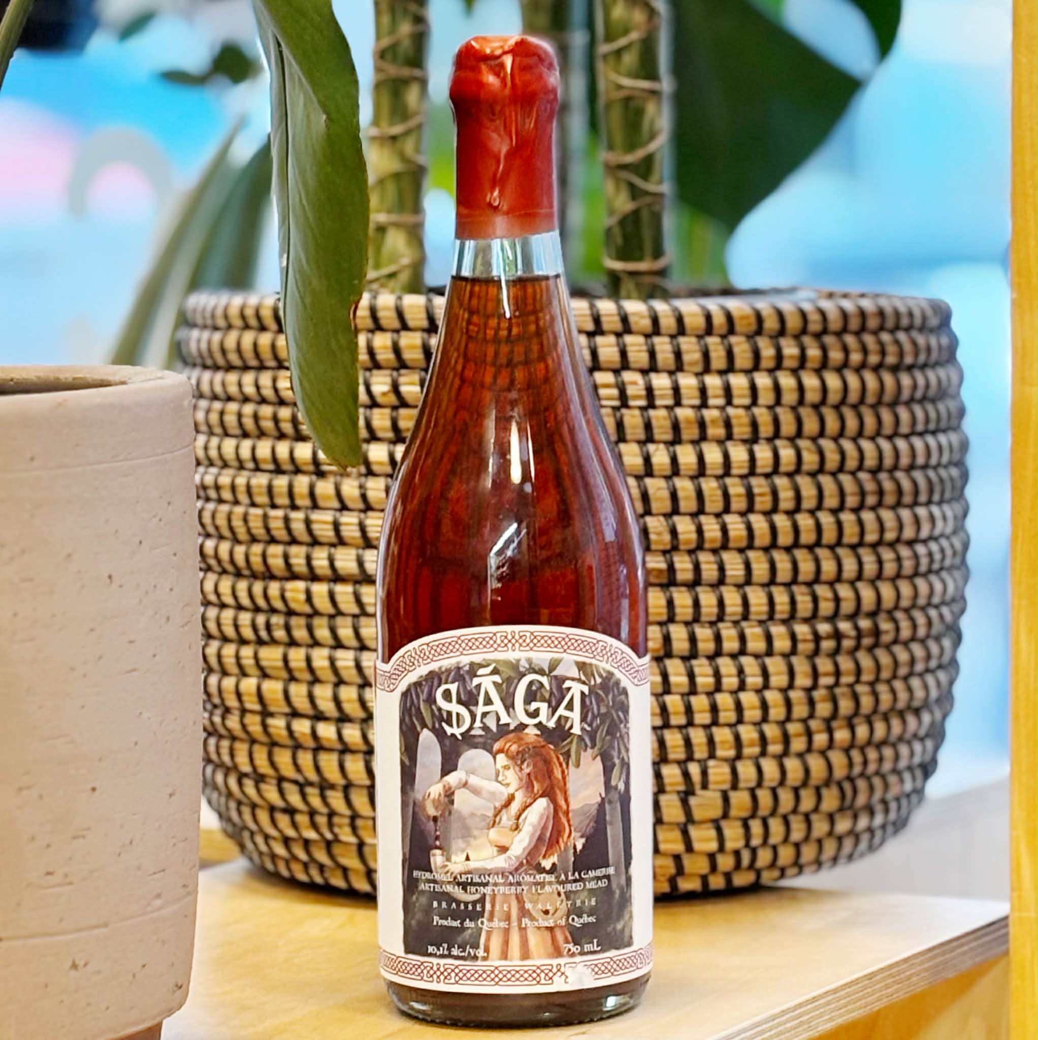 Hydromel aromatisé à la camerise - 10,1% - brasserie Walkyrie - 750 ml