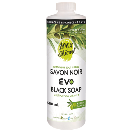 Savon noir tout-usage - 500ml - Les finitions EVO