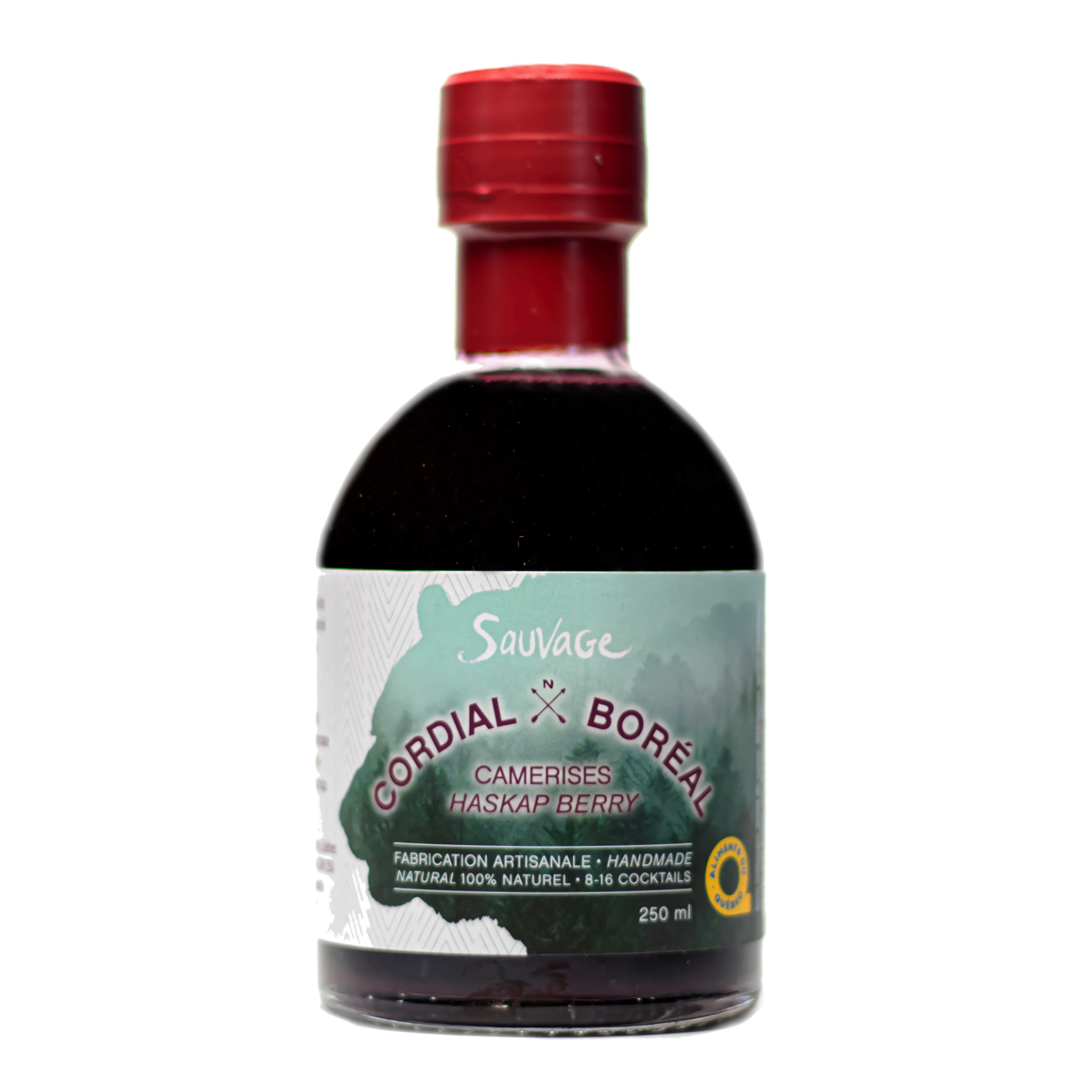 Cordial Boréal sauvage camerises - Camerises Mistouk - 250 ml
