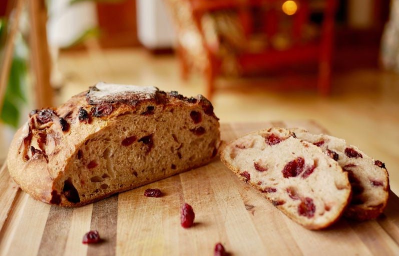 Pain aux canneberges - Farine
