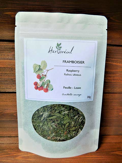 Tisane feuilles de framboisiers - 20g - Herboréal