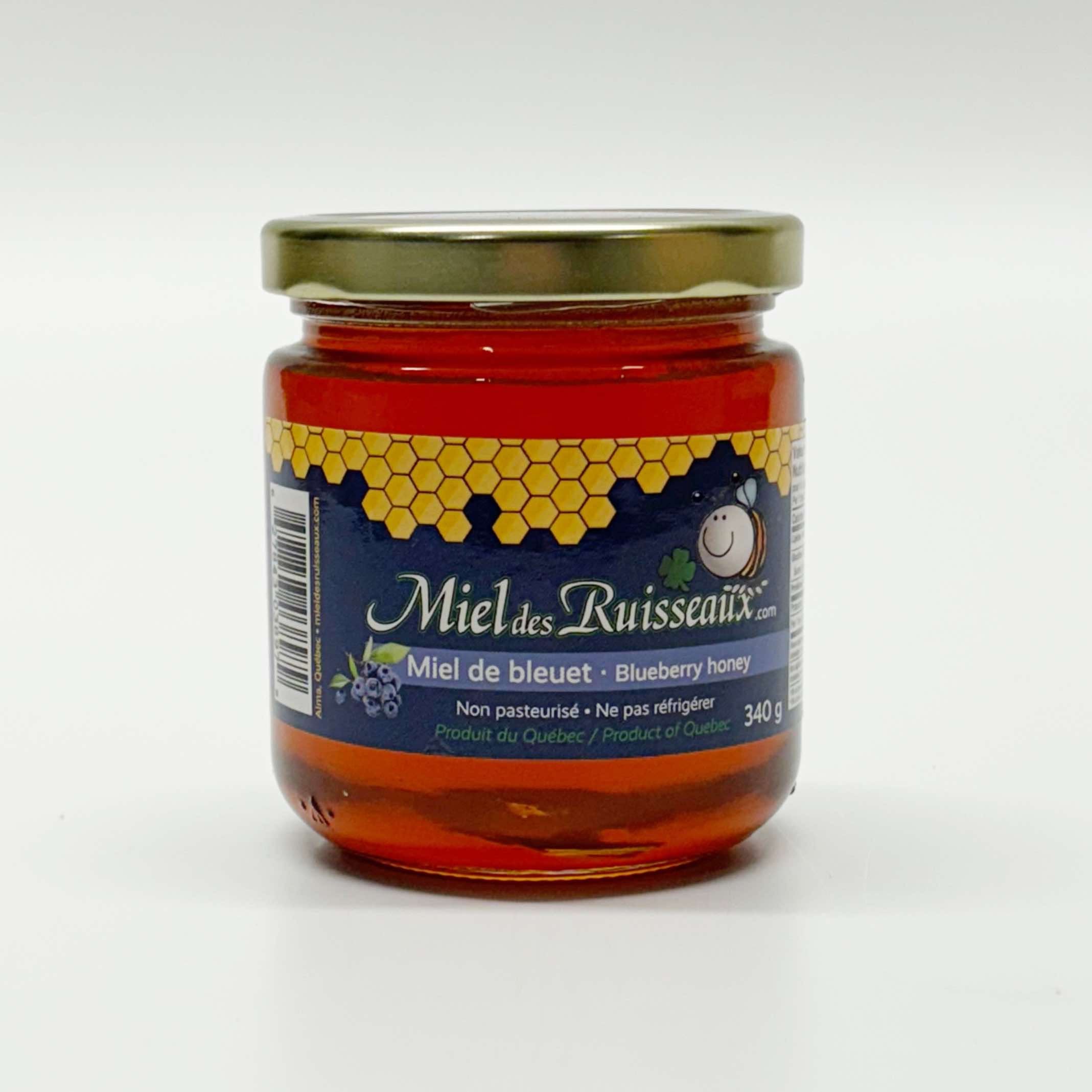 Miel de bleuets - Miels des ruisseaux- 340 g