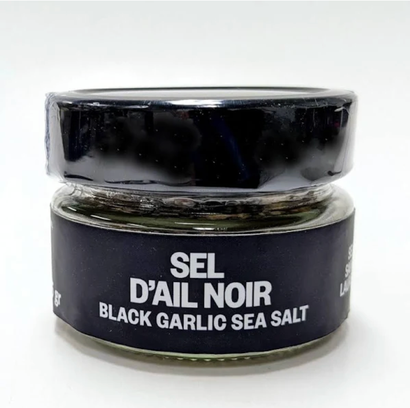 Sel de mer à l'ail noir - Sel Saint Laurent - 75 gr