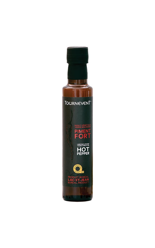 Huile végétale aux piments forts - Tournevent - 250 ml