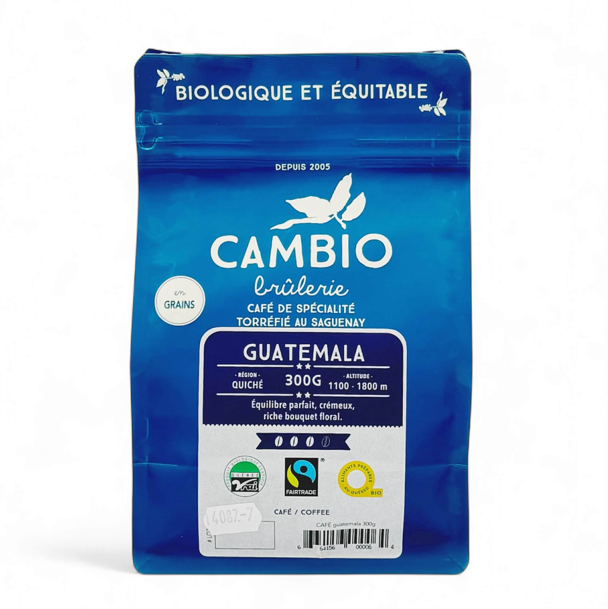 Café Guatemala bio équitable - 300g - Cambio
