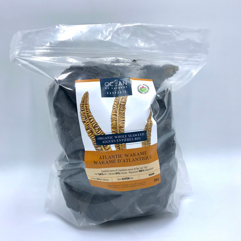 Wakamé d’Atlantique entière - Océan de Saveurs - 250 g
