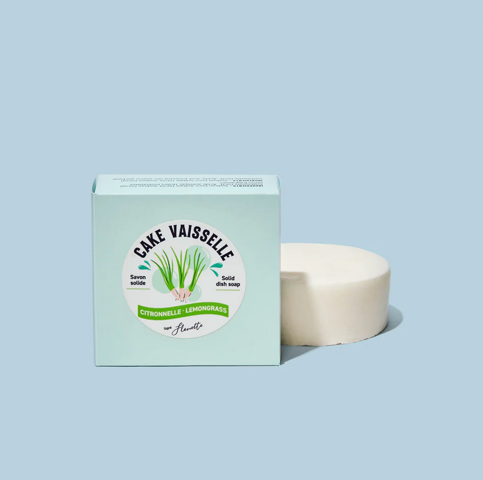 Recharge Cake vaisselle Citronnelle - Flonette - 110g