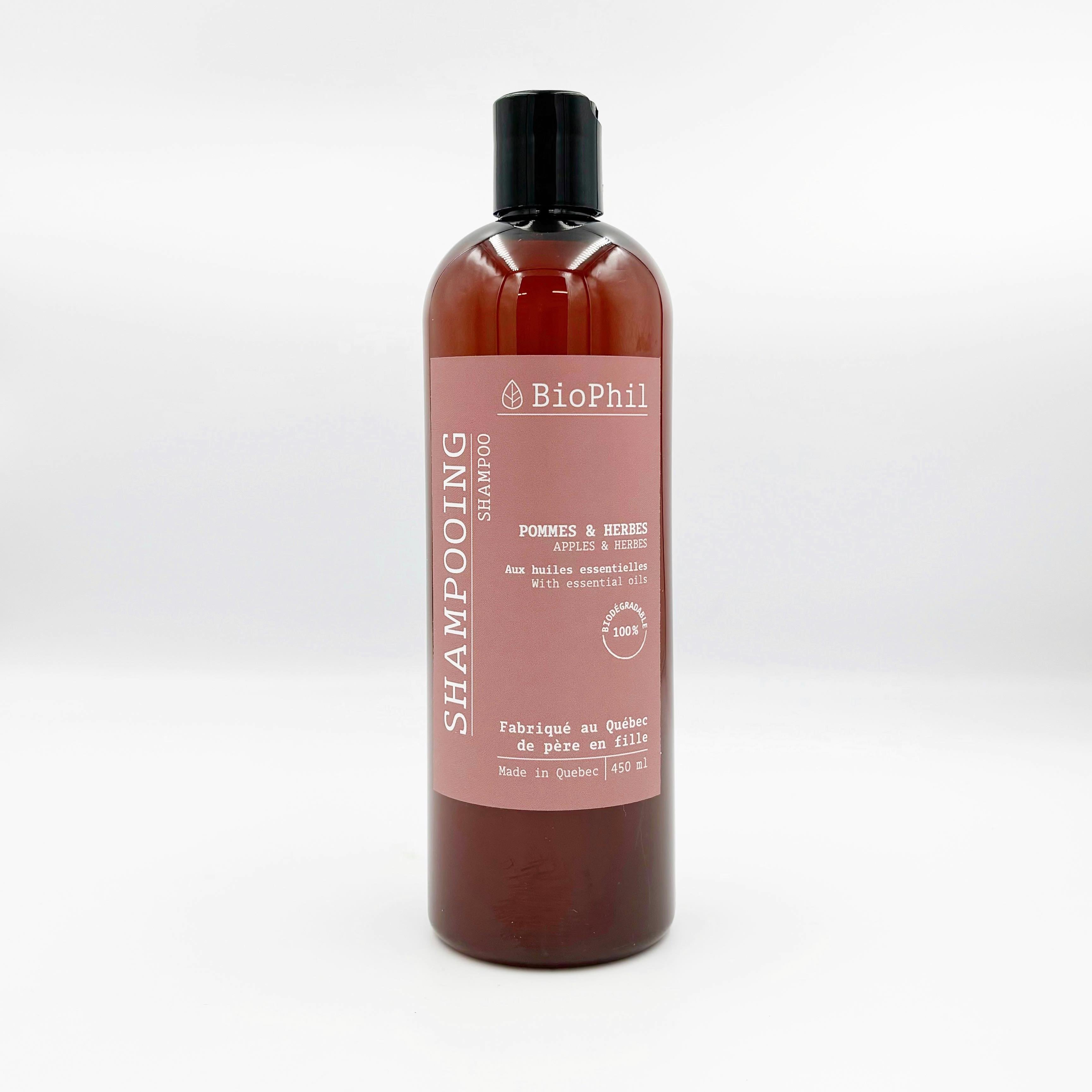 Shampoing Pommes et herbes - BioPhil – 450ml
