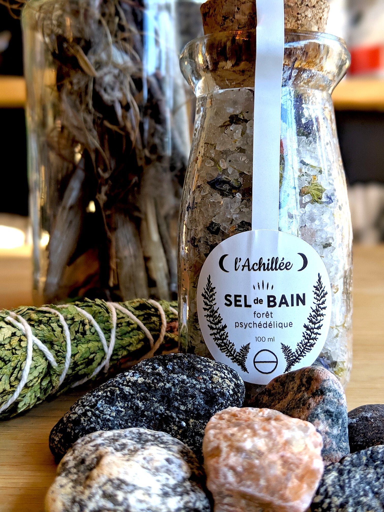 Sel de bain Forêt Psychédélique - 100ml - L'Achillée