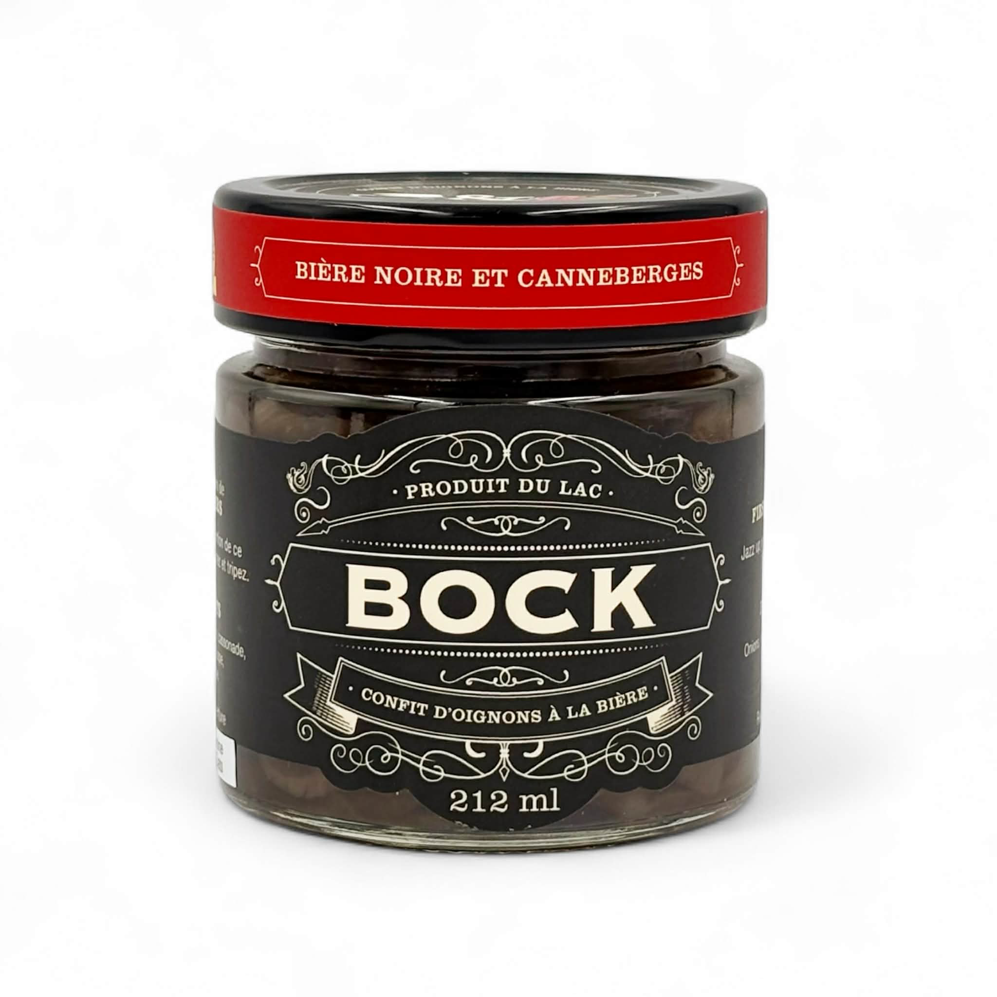 Confit d'oignons à la bière noire et canneberges - Bock - 212 ml