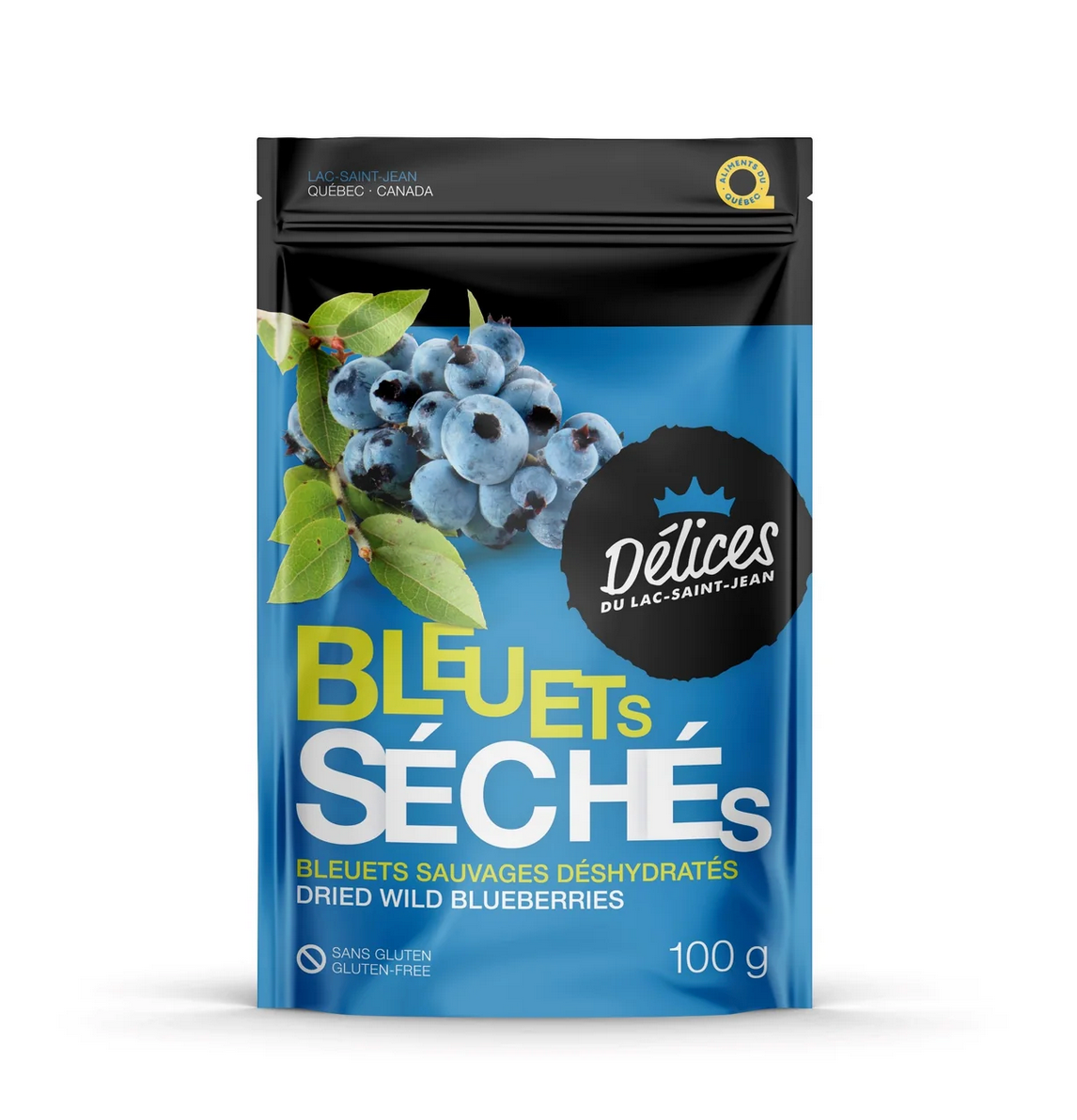 Bleuets sauvages séchés - Délices du Lac - 100 g