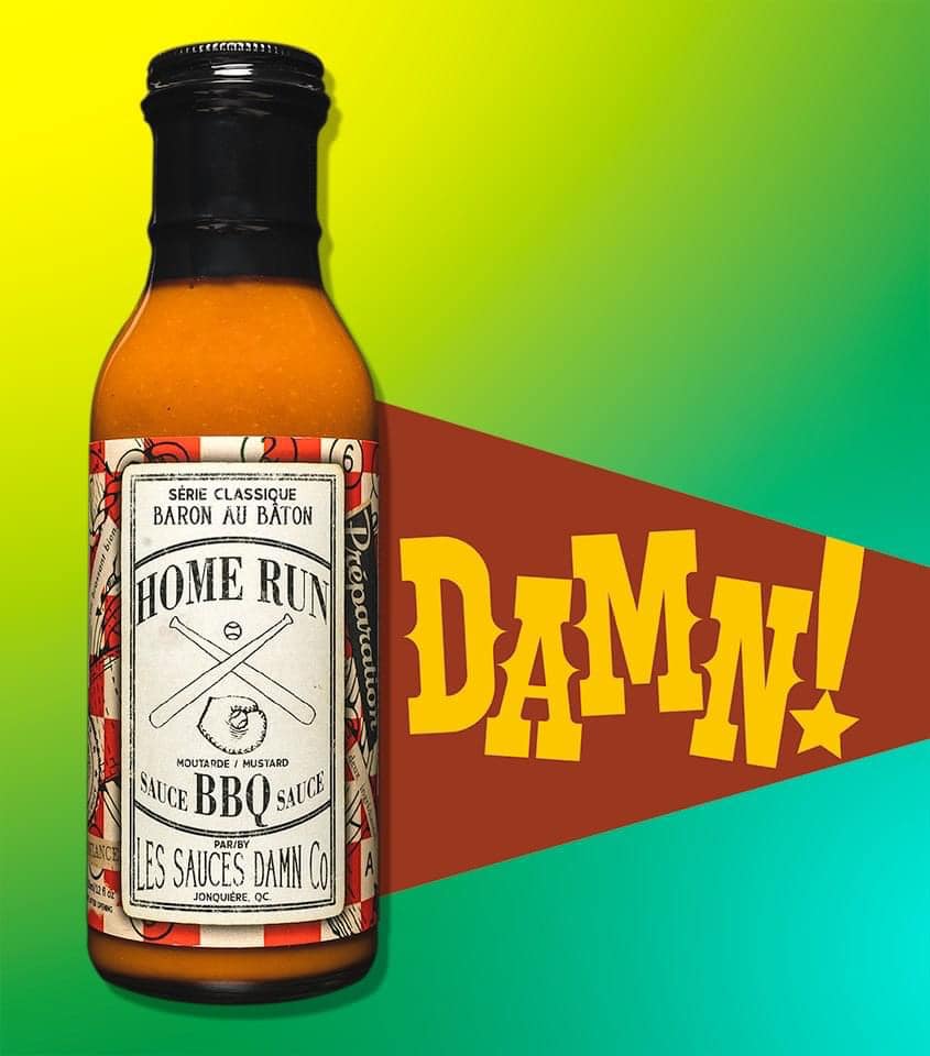Sauce BBQ Homerun - 350ml - Les sauces Damn