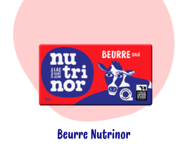 Beurre salé - Nutrinor - 454 gr