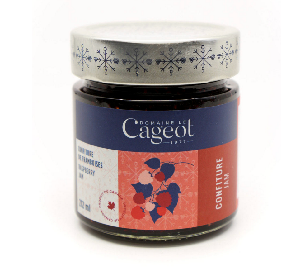 Confitures de framboises - Domaine le Cageot - 212 ml