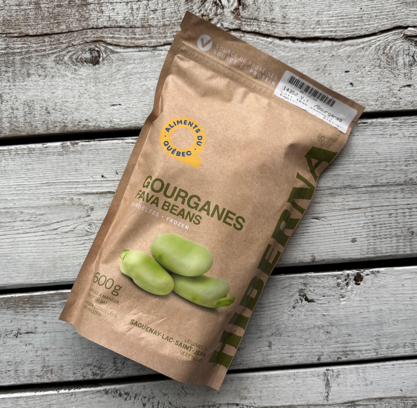 Gourganes surgelées - Hiberna - 600g
