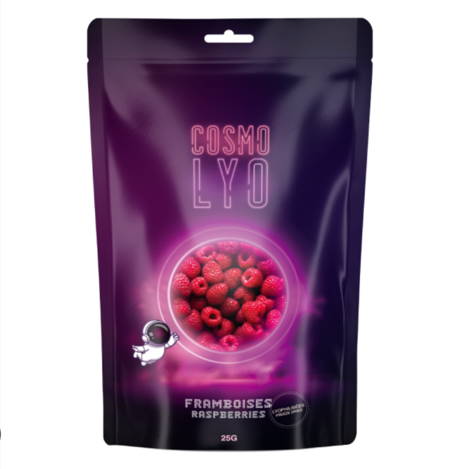 Framboises lyophilisées - Cosmo Lyo - 25g