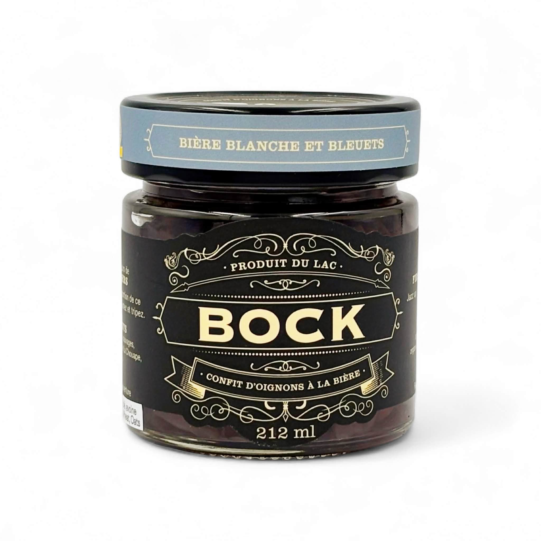 Confit d'oignons à la bière blanche et bleuets - Bock - 212 ml