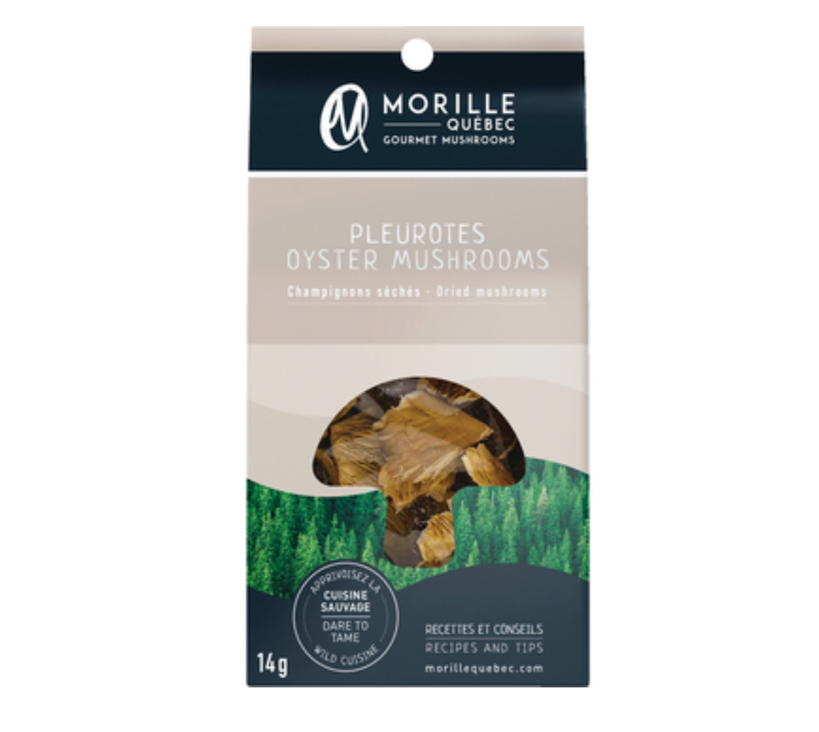 Champignons pleurottes séchés - Morille Québec - 14g