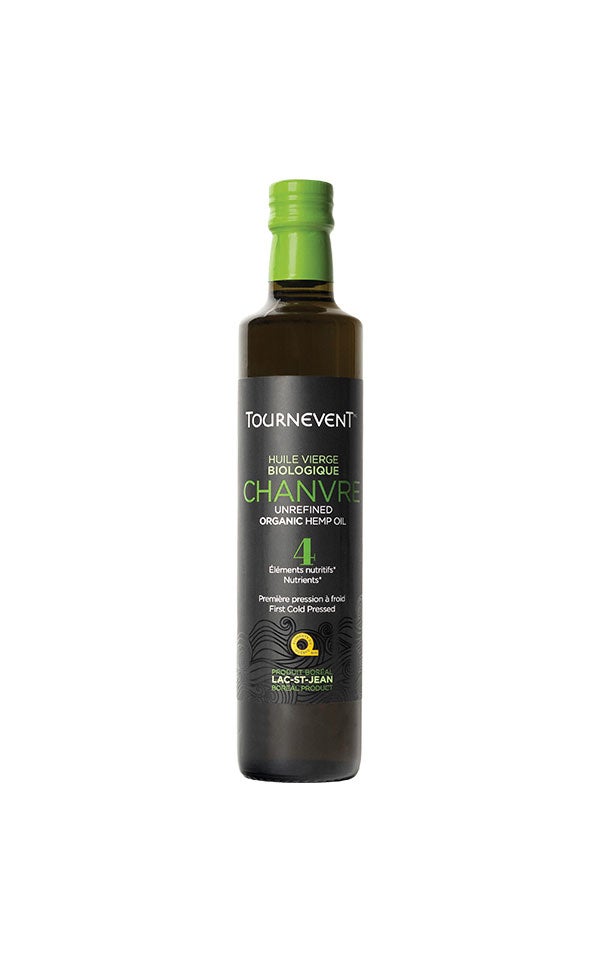 Huile de chanvre bio - Tournevent - 250 ml