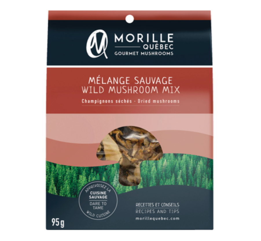 Champignons séchés - Mélange sauvage - Morille Québec - 95g