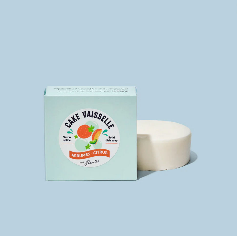 Recharge Cake vaisselle Agrumes - Flonette - 110g