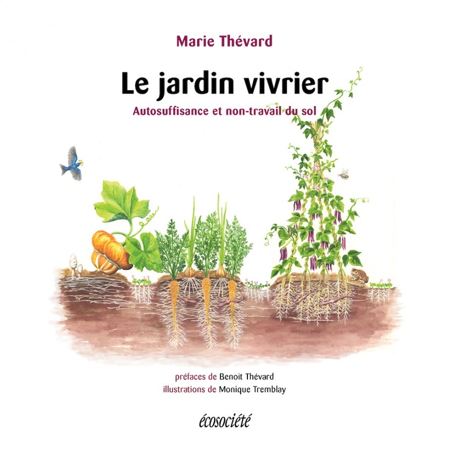Livre le jardin vivrier - Marie-Thévard