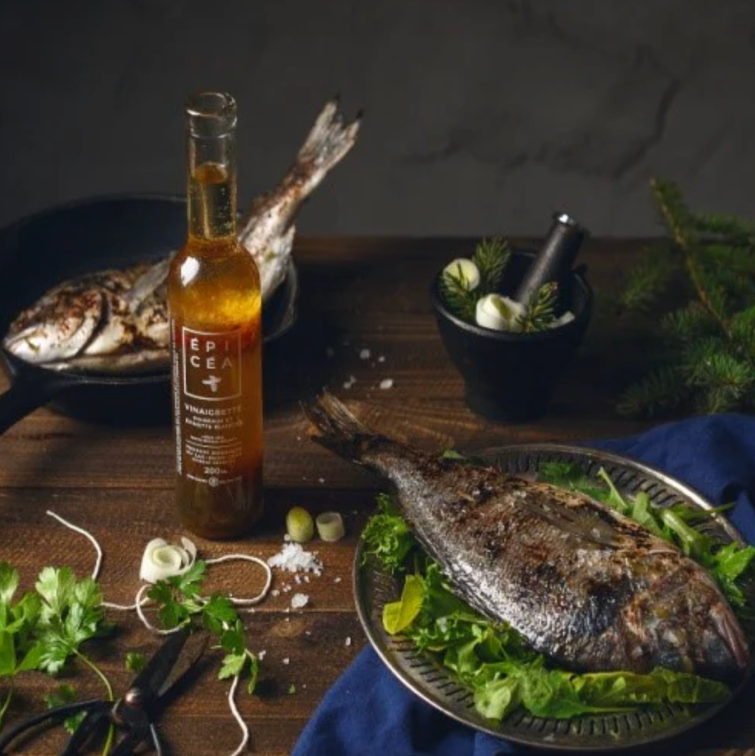 Vinaigrette poireaux et épinette blanche - Épicéa - 250 ml
